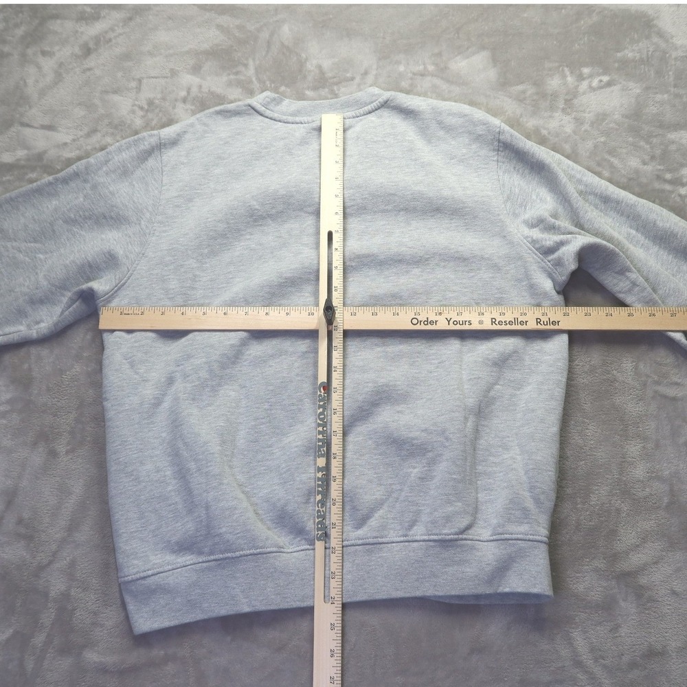 Carnegie Mellon Tartans Football Sweatshirt Men's L Grey Crewneck Side Pockets - Picture 6 of 8